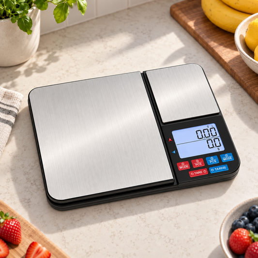 Dual Platform Digital Kitchen Food Scale
