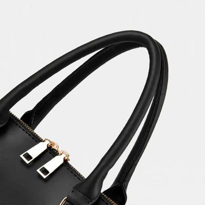 Embroidered Zip Tote Bag