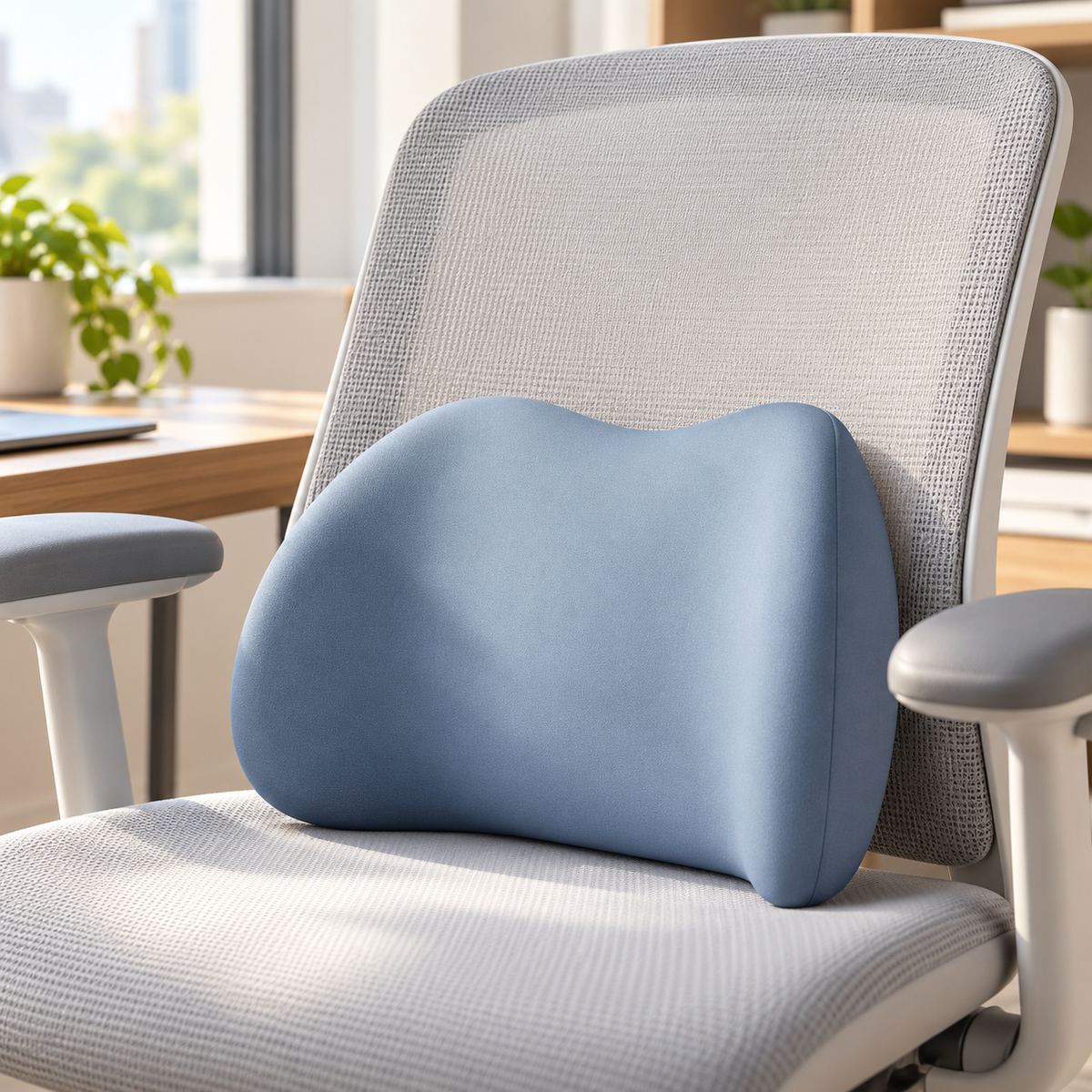 Ergonomic Memory Foam Lumbar Pillow