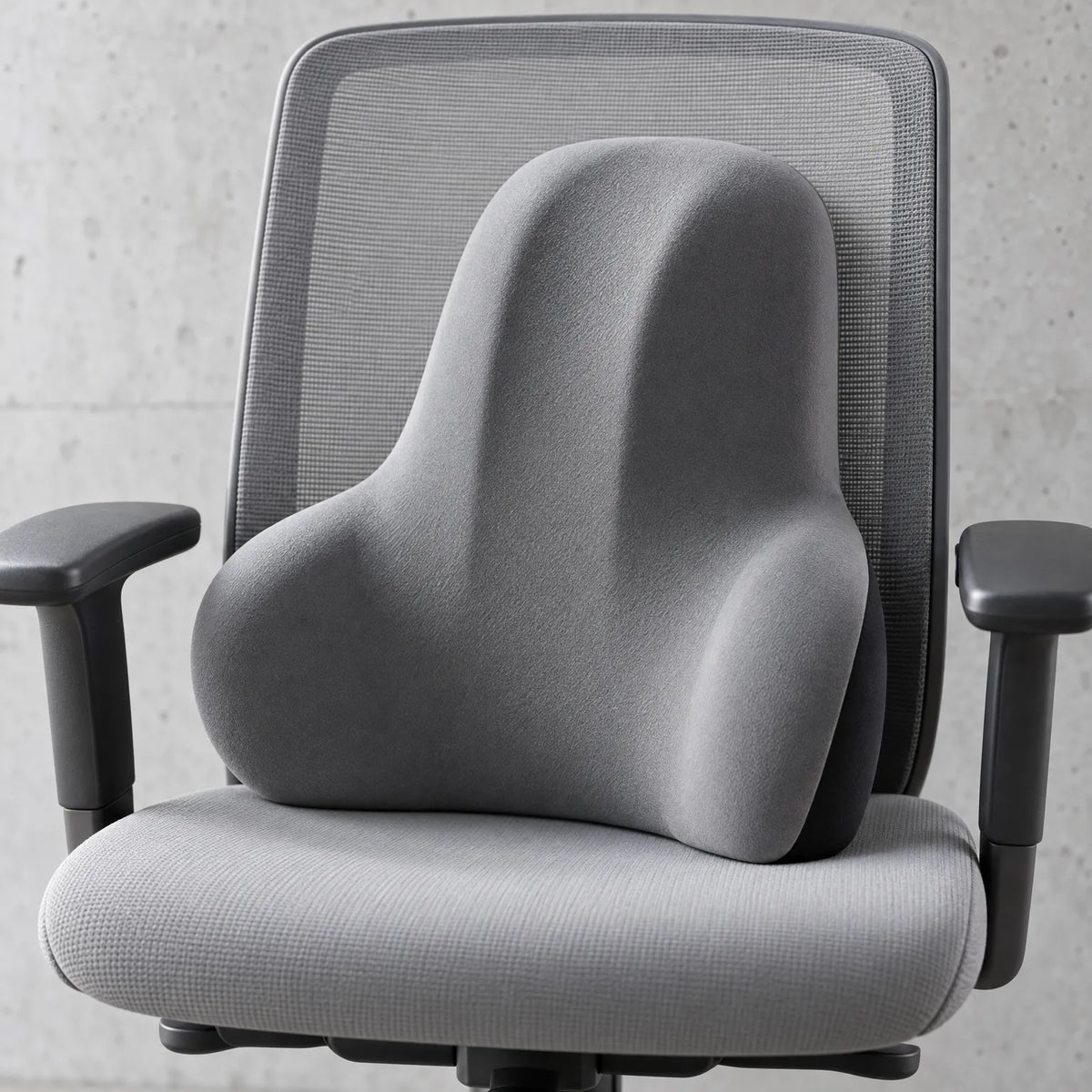 Ergonomic Memory Foam Lumbar Pillow for Office Chair and Car