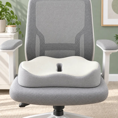 Ergonomic Memory Foam Seat Cushion for Office Chair and Car