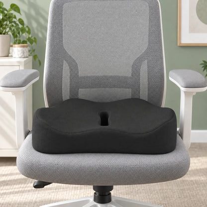 Ergonomic Memory Foam Seat Cushion for Office Chair and Car