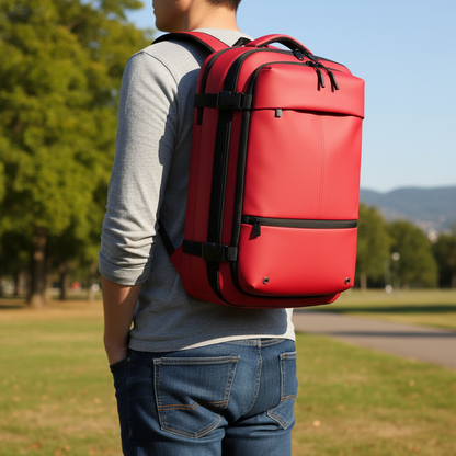 Vacuum Compression Backpack | Expandable Travel Bag