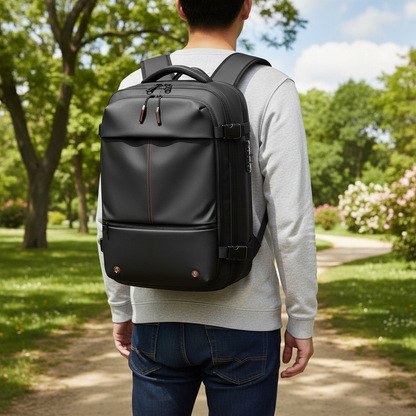 Vacuum Compression Backpack | Expandable Travel Bag