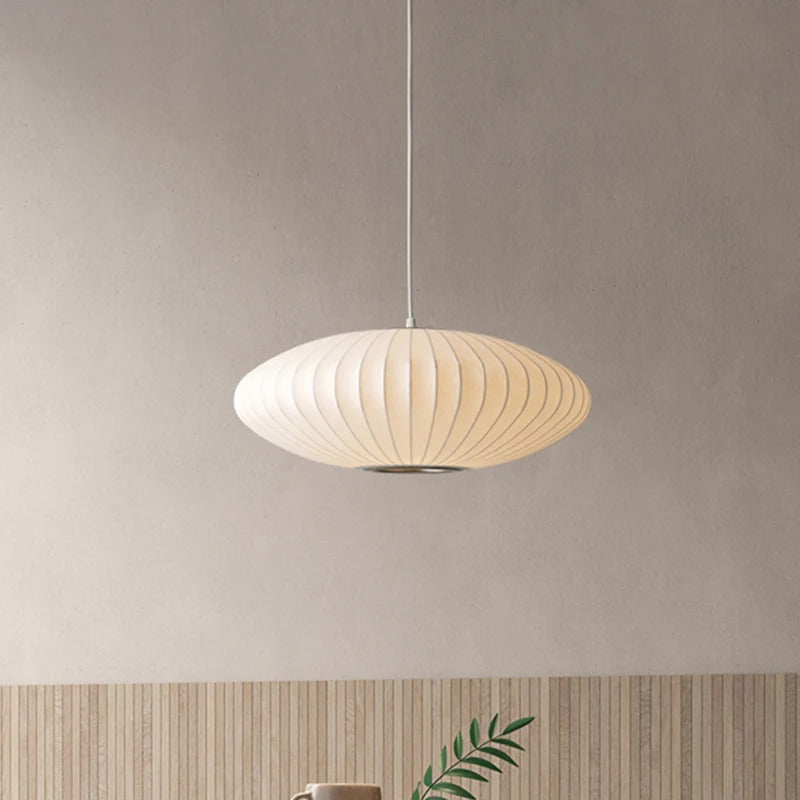 Fabric Shade Pendant Light Modern Interior Lighting | Varexon