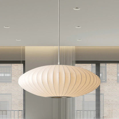 Fabric Shade Pendant Light Modern Interior Lighting | Varexon