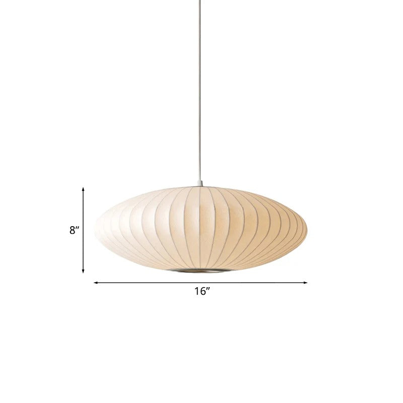 Fabric Shade Pendant Light Modern Interior Lighting | Varexon