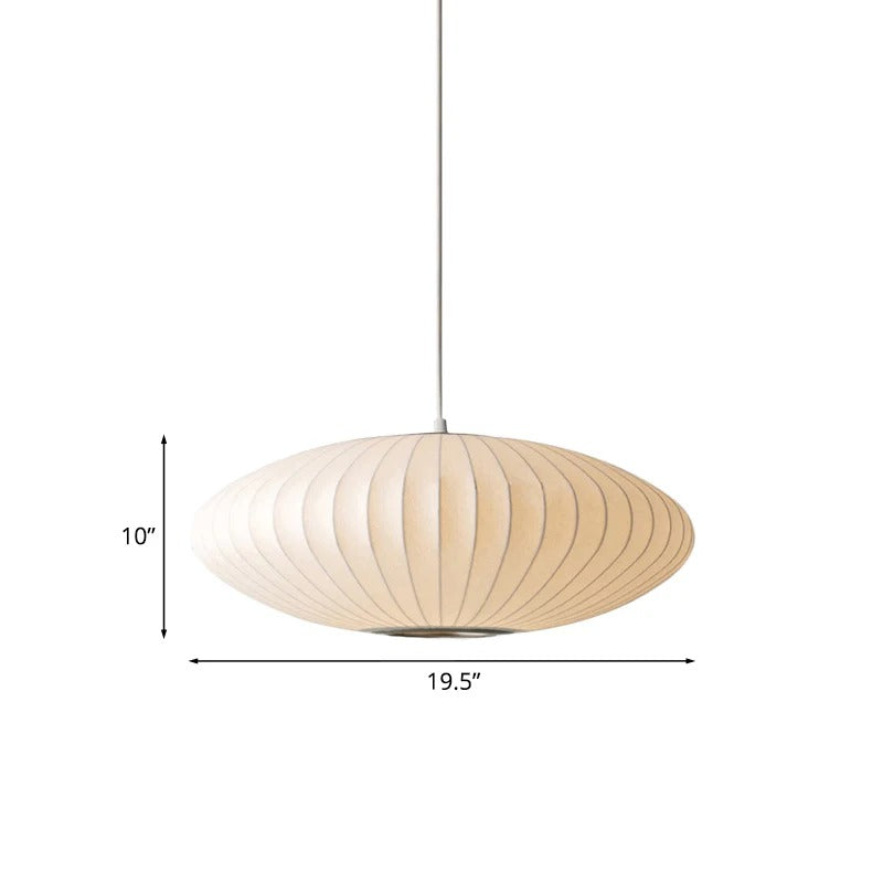 Fabric Shade Pendant Light Modern Interior Lighting | Varexon