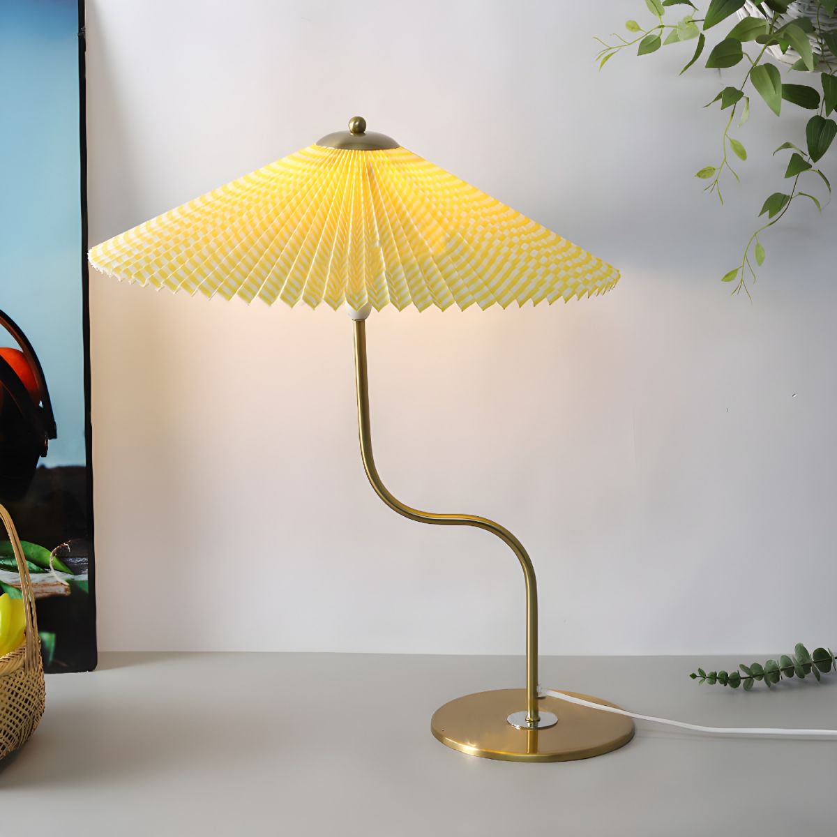 Fabric Shade Table Lamp Modern Colourful Design | Jelmoro