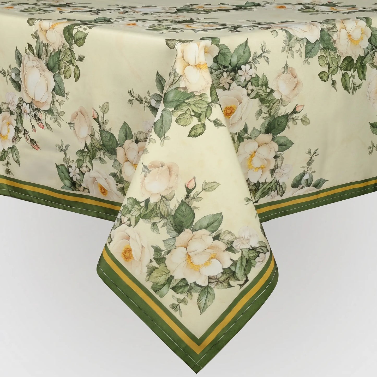 Fall Tablecloth with Autumn Leaves for Thanksgiving