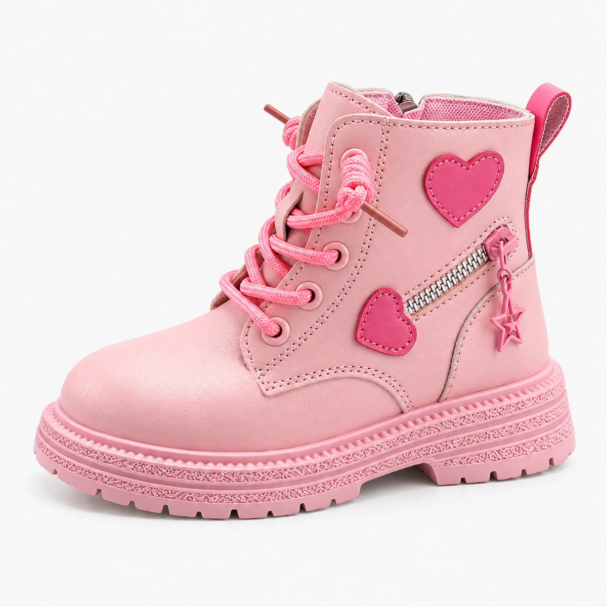 Flat Ankle Boots With Zip
