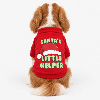Fleece Dog Christmas Sweater Pullover