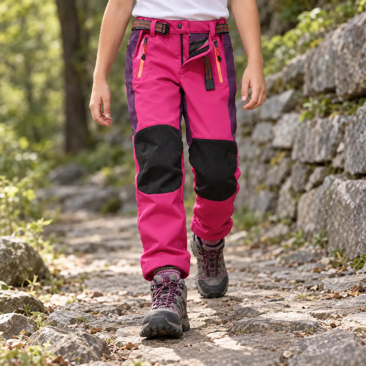 Fleece Lined Kids Snow Pants