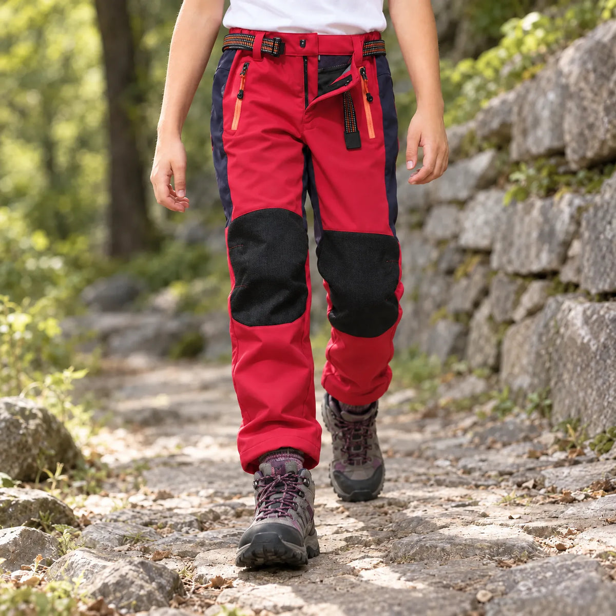 Fleece Lined Kids Snow Pants