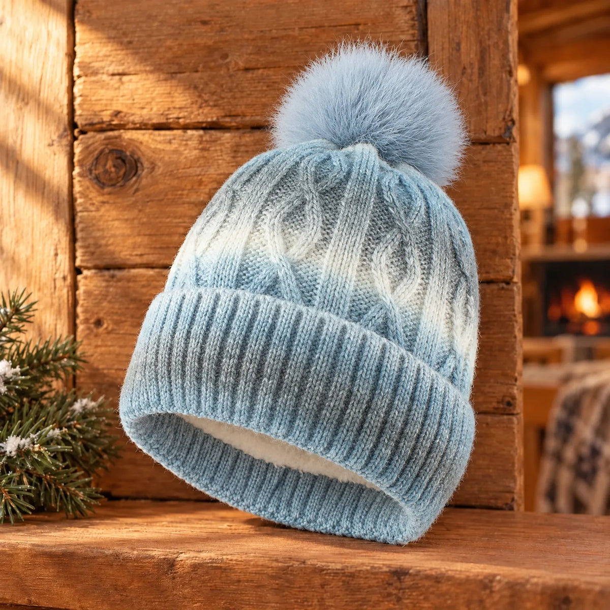Fleece Lined Winter Knit Toque