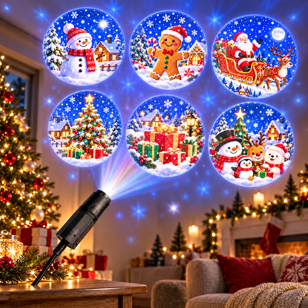 Flexible Christmas LED Projector Light