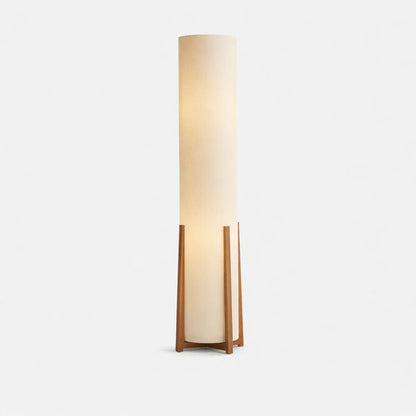 Scandinavian Floor Lamp With Fabric Shade Indoor Lighting | Olvrix