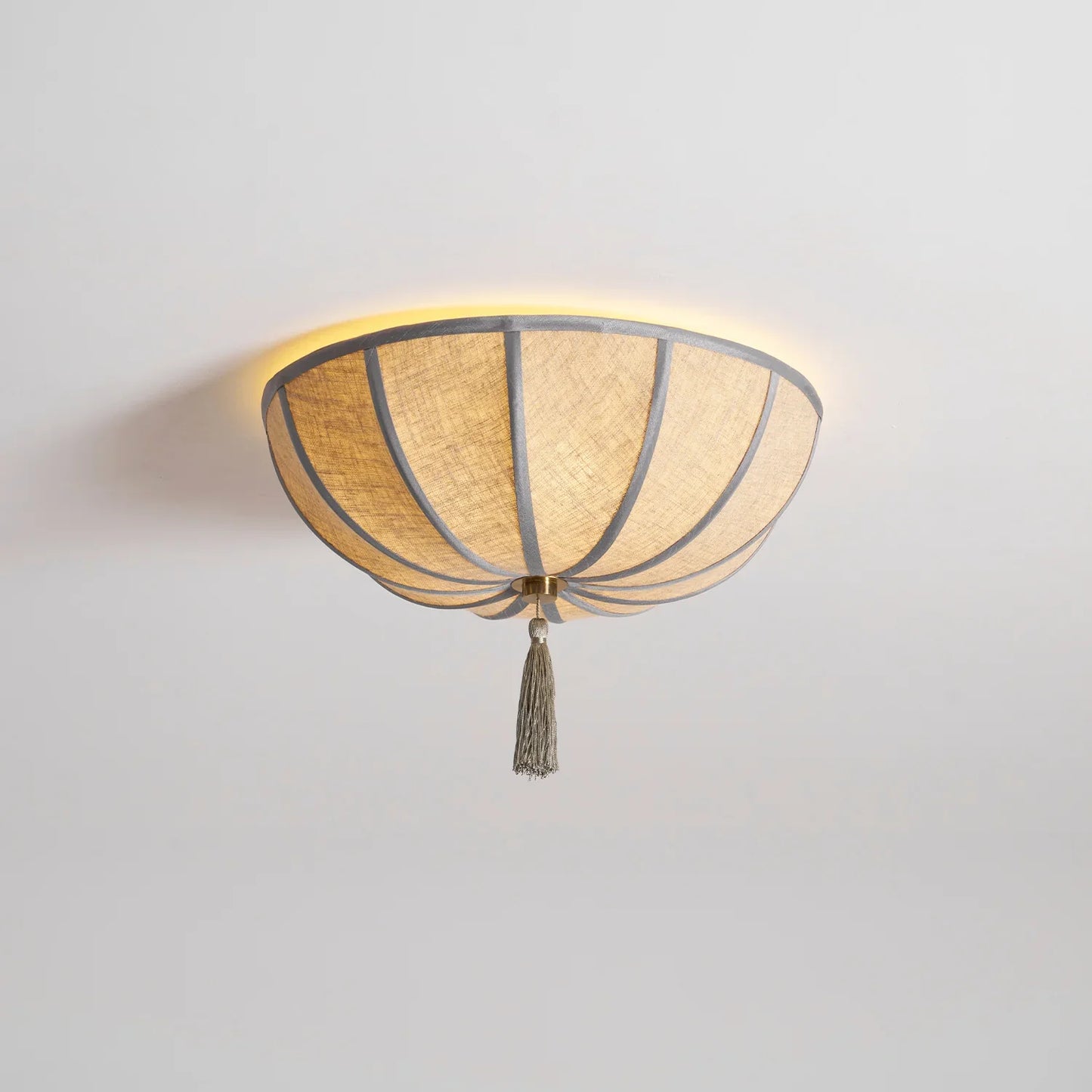 Floral Fabric Shade Ceiling Light Fixture Design | Lumevyn