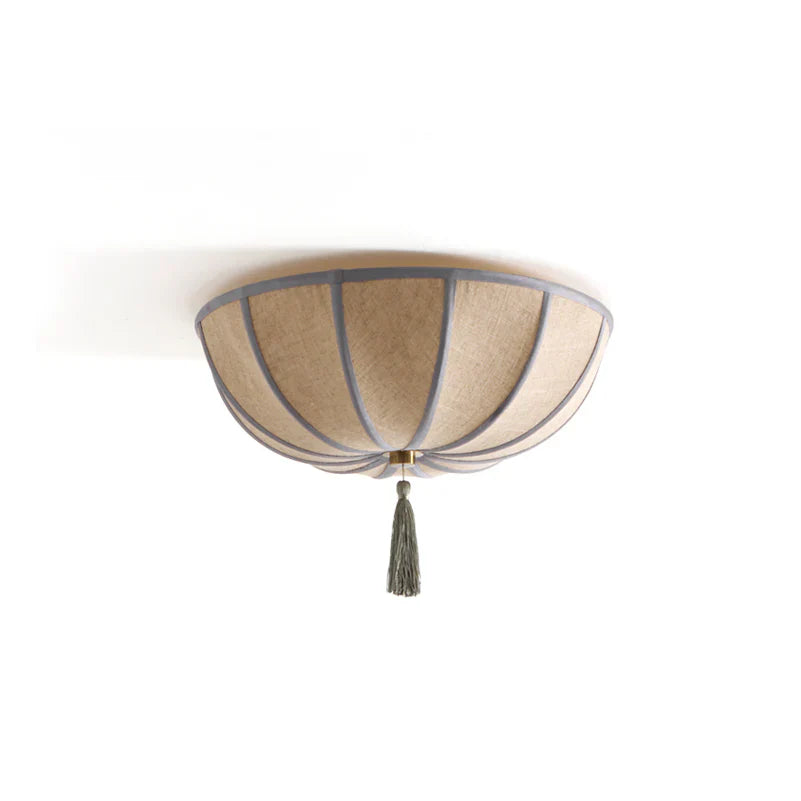 Floral Fabric Shade Ceiling Light Fixture Design | Lumevyn