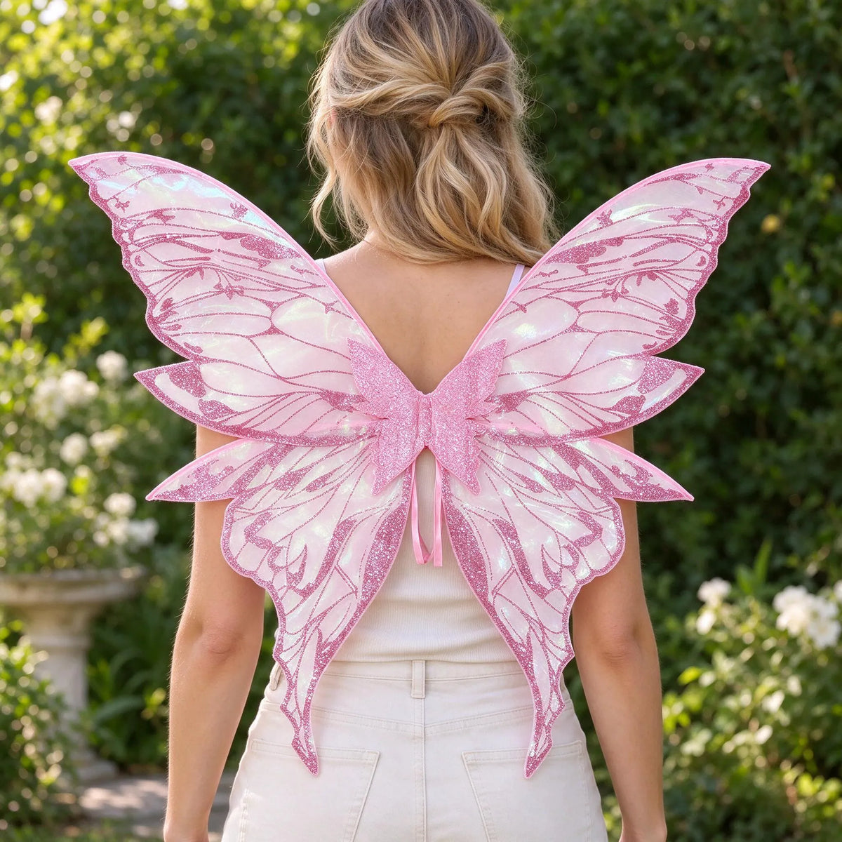 Foldable Christmas Costume Fairy Wings