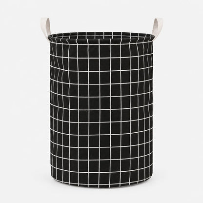 Foldable Fabric Laundry Basket with Handles for Clothes Storage