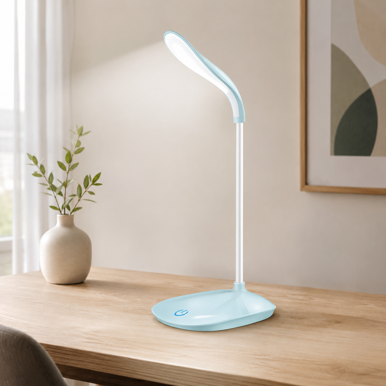 Foldable LED Table Lamp Nordic Macaron Style | Junvexa