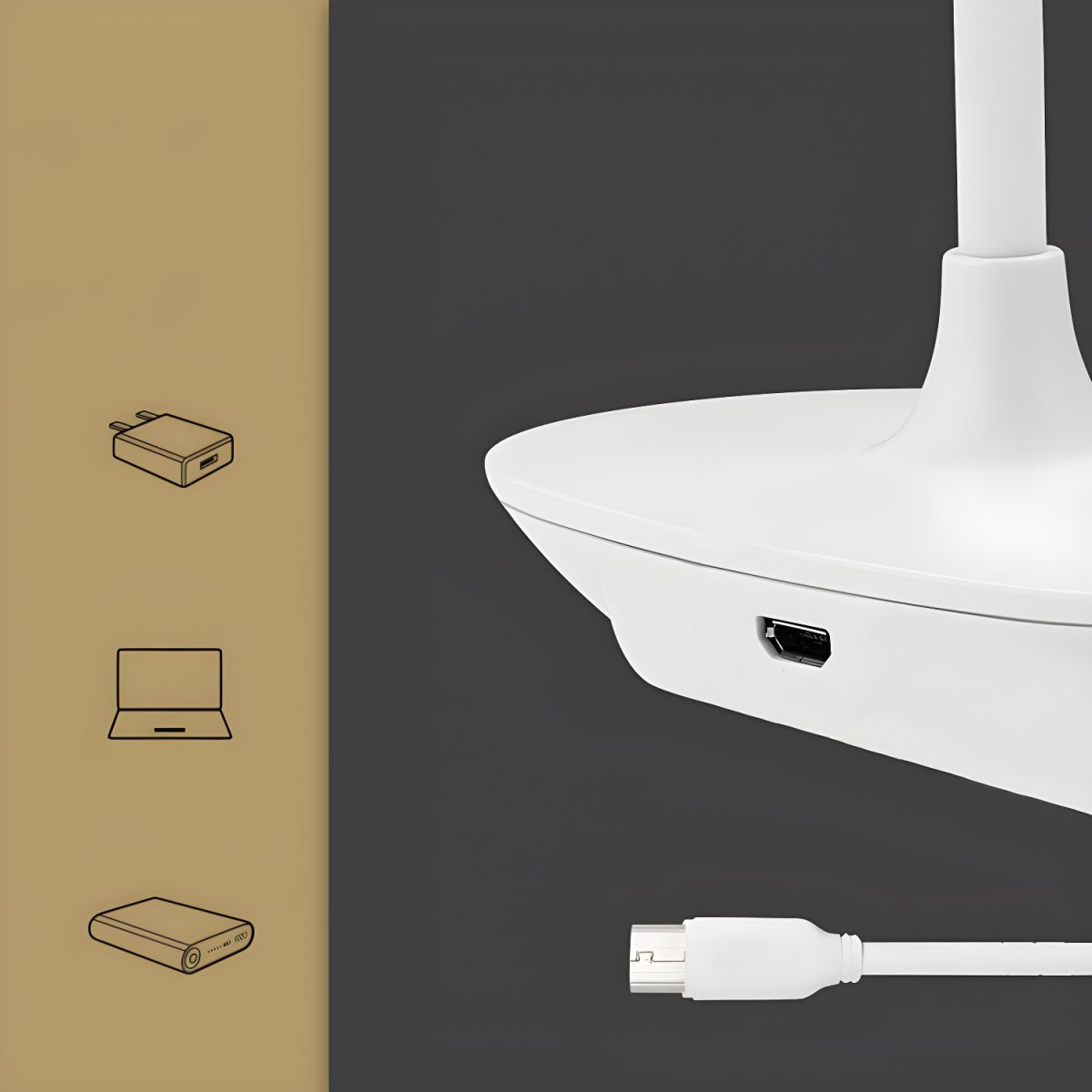 Foldable LED Table Lamp Nordic Macaron Style | Junvexa
