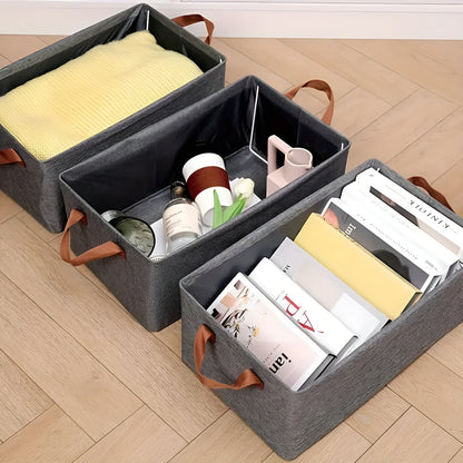 Foldable Storage Baskets Set of 3 | Versatile Organization 2