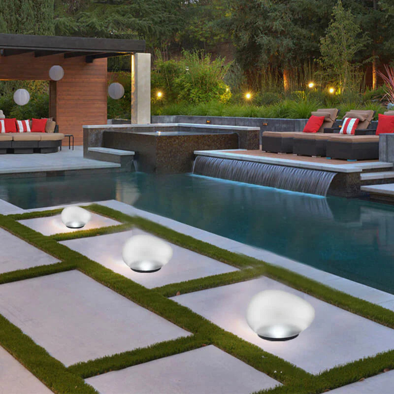 Frosted Solar Globe Ground Light for Outdoors | Glacira
