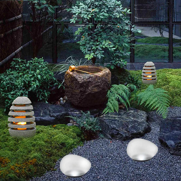 Frosted Solar Globe Ground Light for Outdoors | Glacira