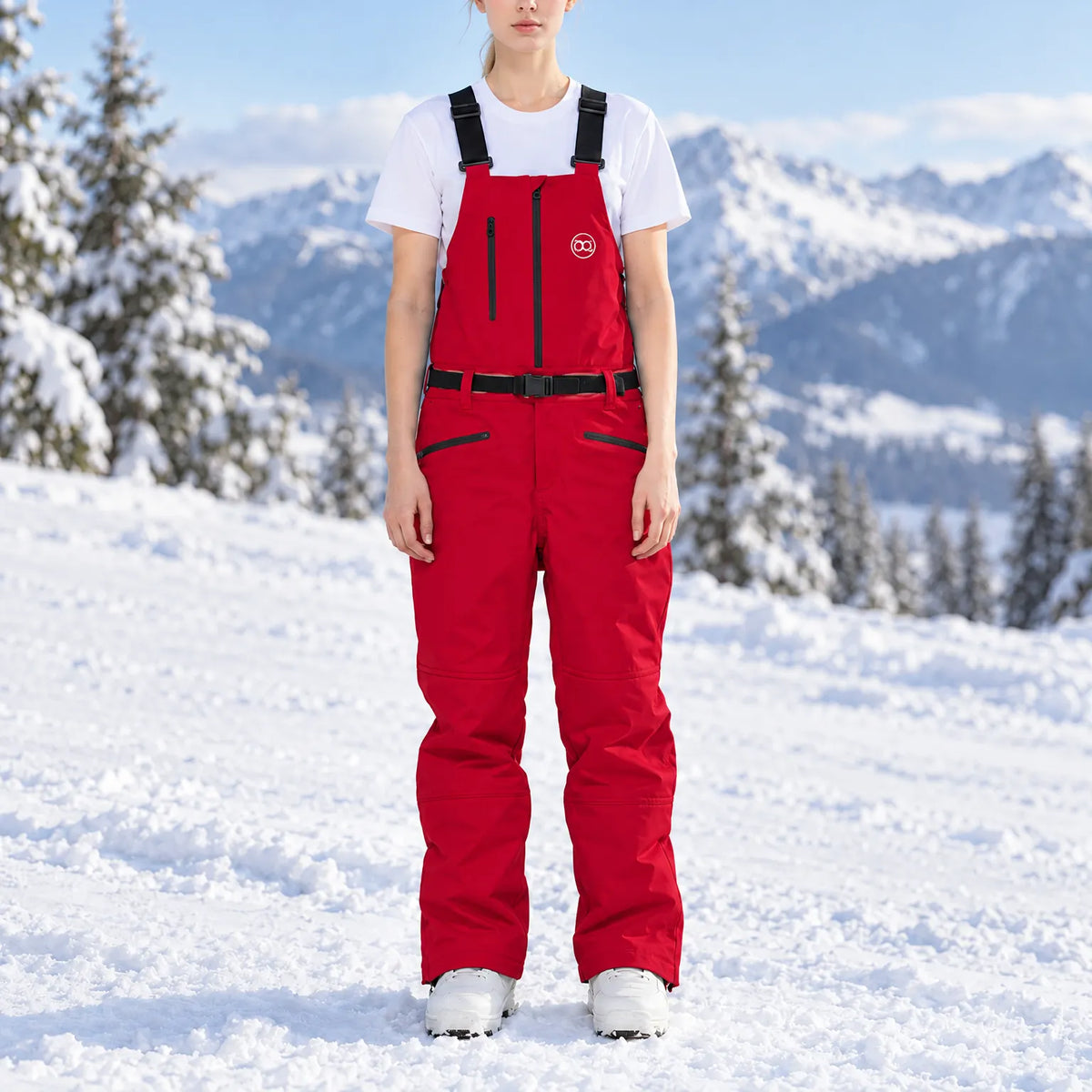Full Length Snowboarding Bib Pants