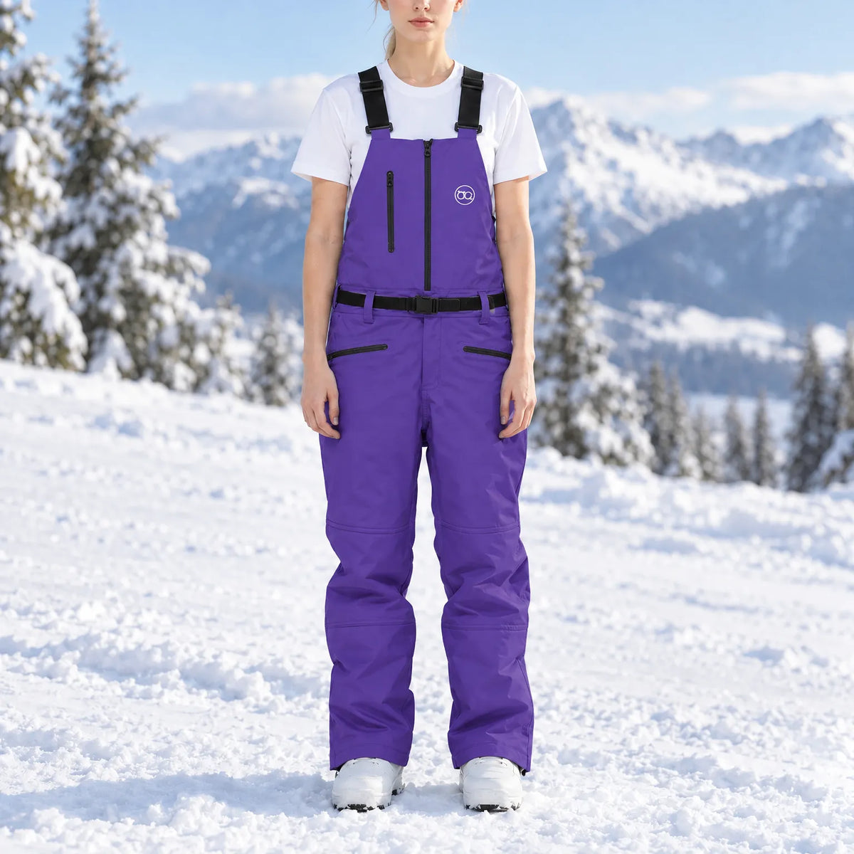 Full Length Snowboarding Bib Pants