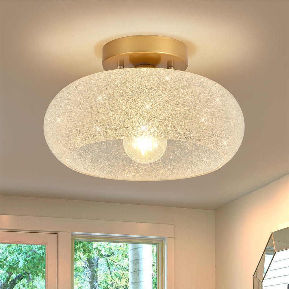 Glass Dome Ceiling Light for Modern Living Spaces | Domelux