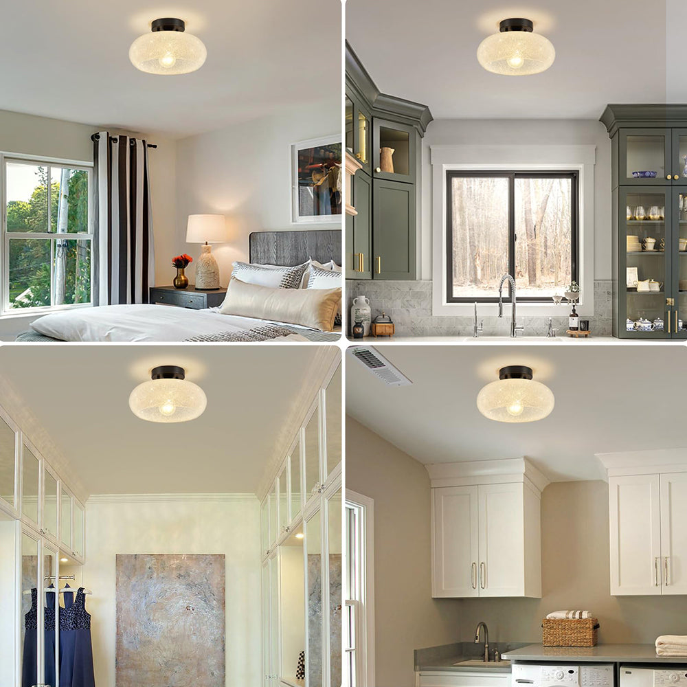 Glass Dome Ceiling Light for Modern Living Spaces | Domelux