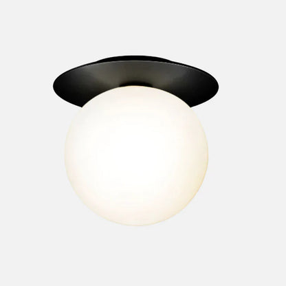 Glass Globe Ceiling Light Surface Mount Fixture | Glavonix