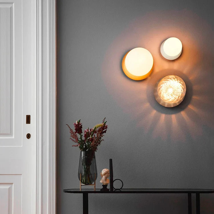 Glass Globe Ceiling Light Surface Mount Fixture | Glavonix