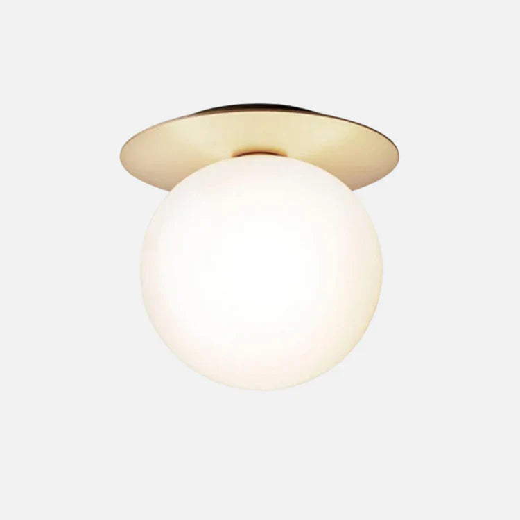 Glass Globe Ceiling Light Surface Mount Fixture | Glavonix