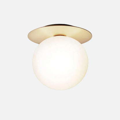 Glass Globe Ceiling Light Surface Mount Fixture | Glavonix