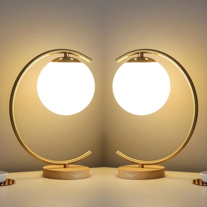 Glass Globe Table Lamp Modern Nordic Style | Torvune