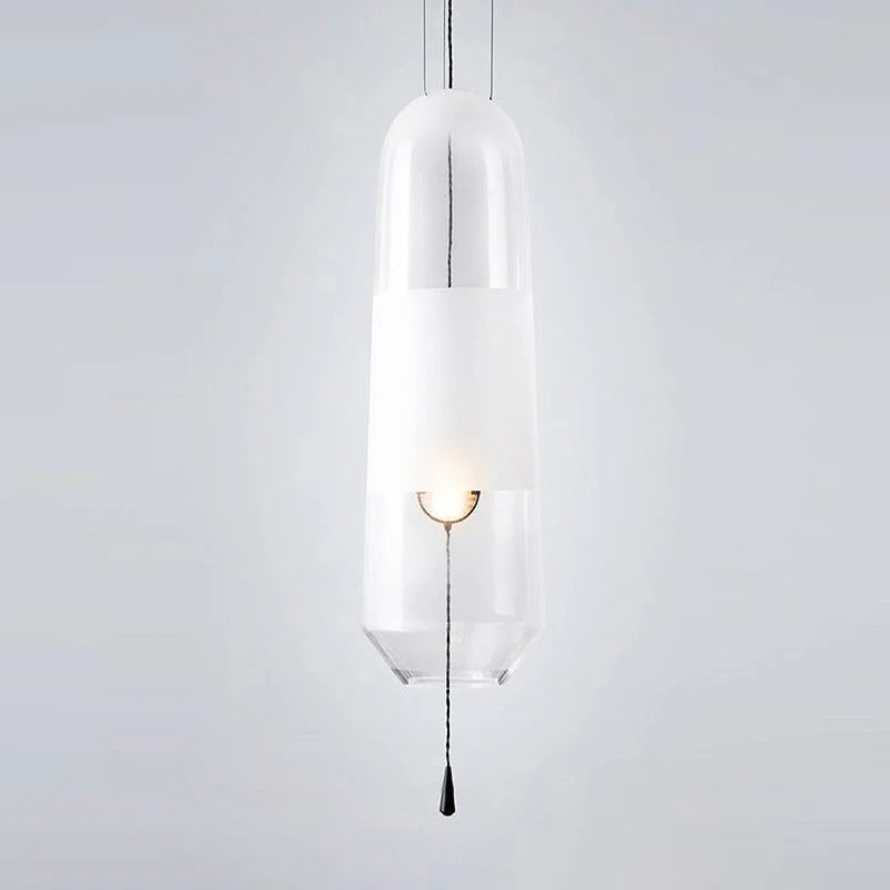 Glass Shade Pendant Light Modern Bedside Lighting | Zyvera