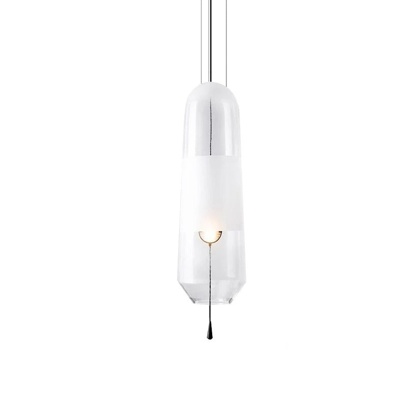 Glass Shade Pendant Light Modern Bedside Lighting | Zyvera