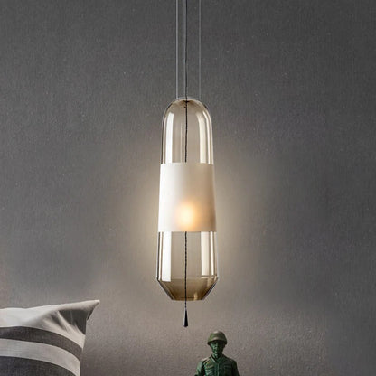 Glass Shade Pendant Light Modern Bedside Lighting | Zyvera