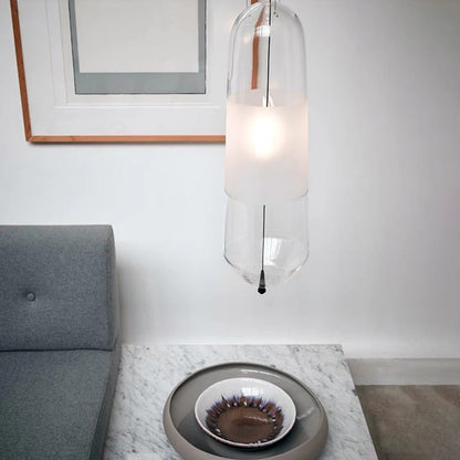 Glass Shade Pendant Light Modern Bedside Lighting | Zyvera