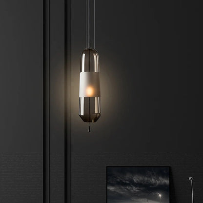 Glass Shade Pendant Light Modern Bedside Lighting | Zyvera