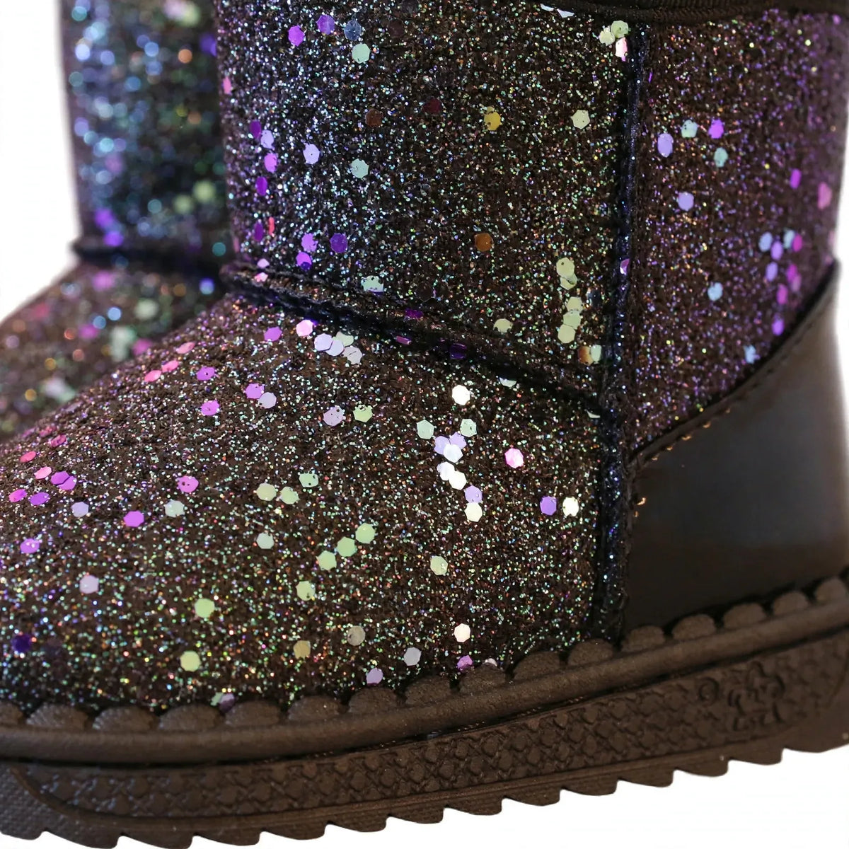 Glitter Ankle Snow Boots