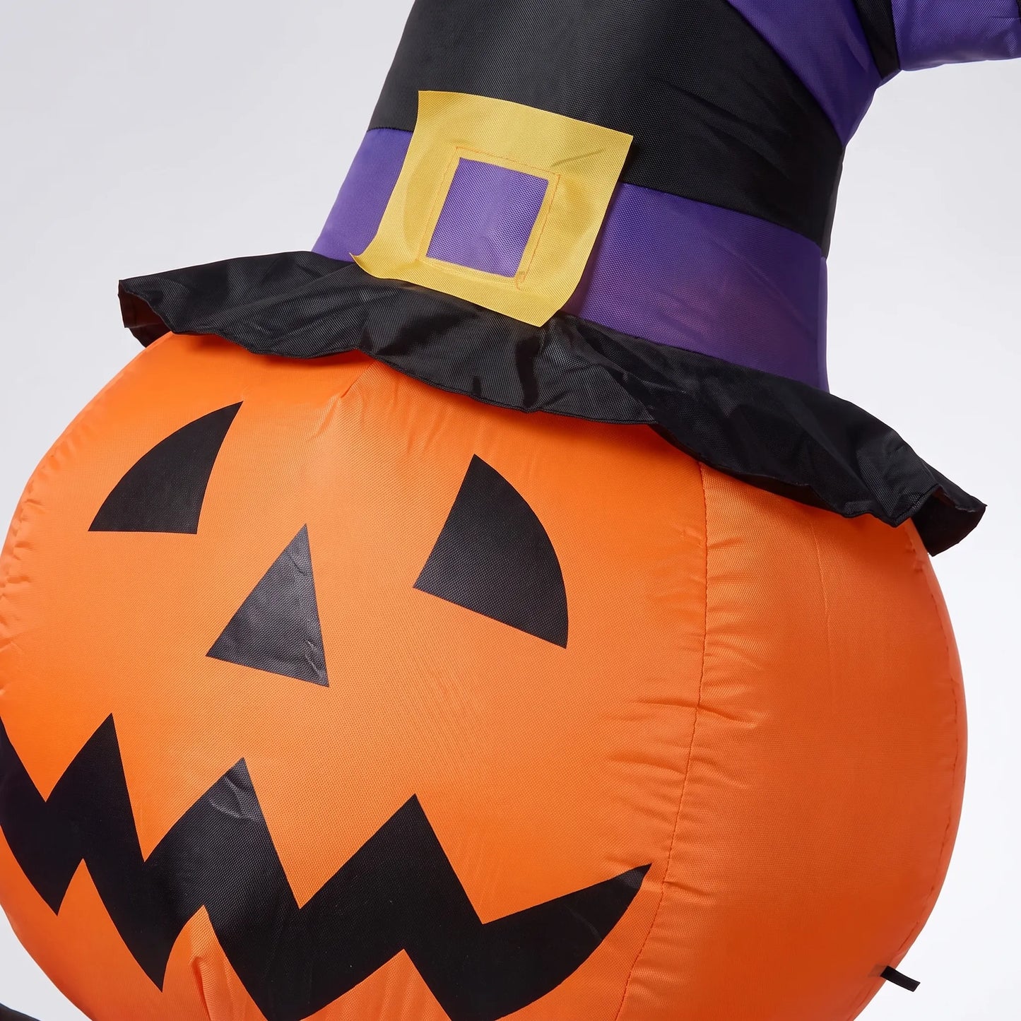 Halloween Inflatable Pumpkin Skeleton Outdoor Yard Decoration with LED