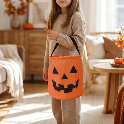 Halloween Pumpkin Trick or Treat Candy Bag