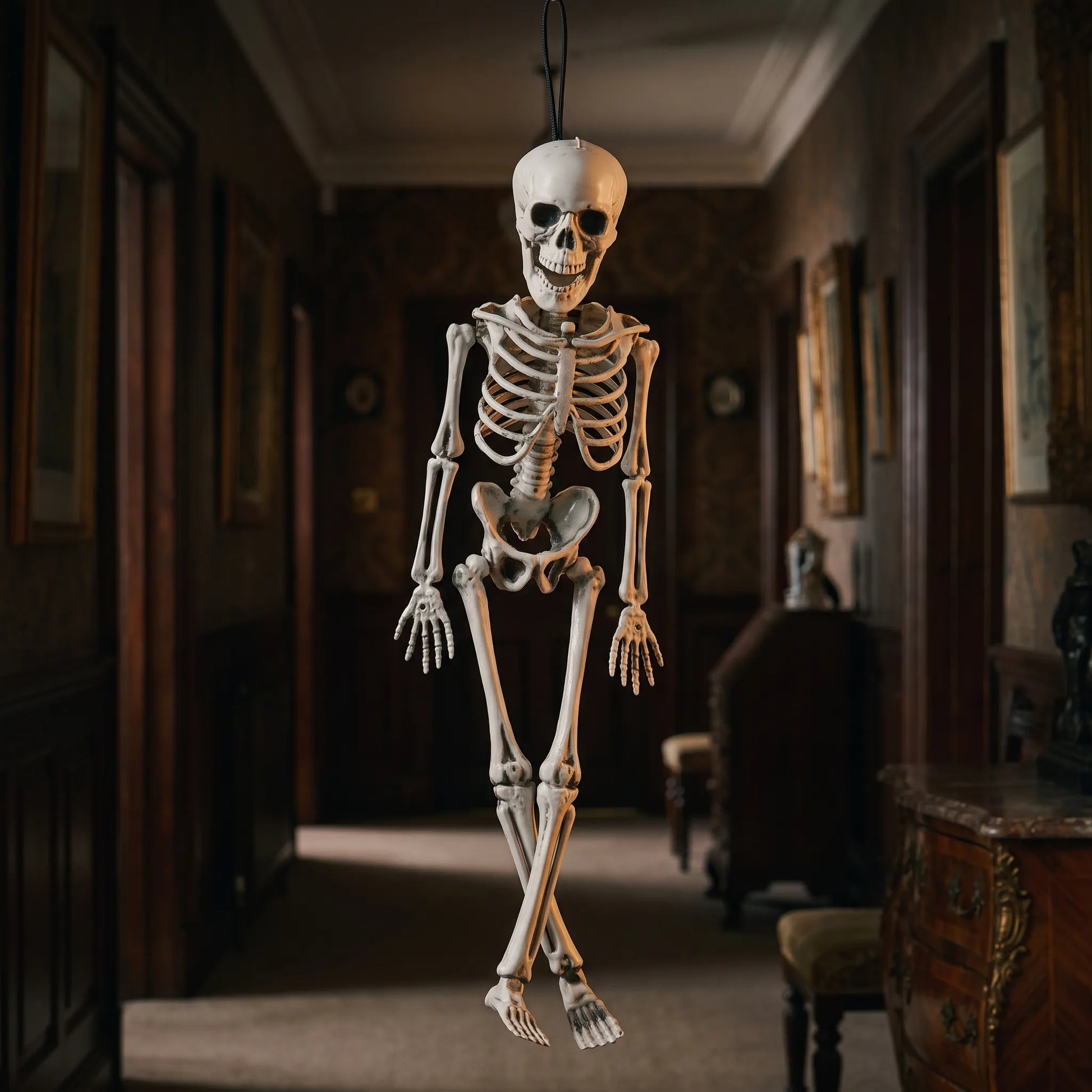 Halloween Skeleton Hanging Posable Scary Haunted House Decoration