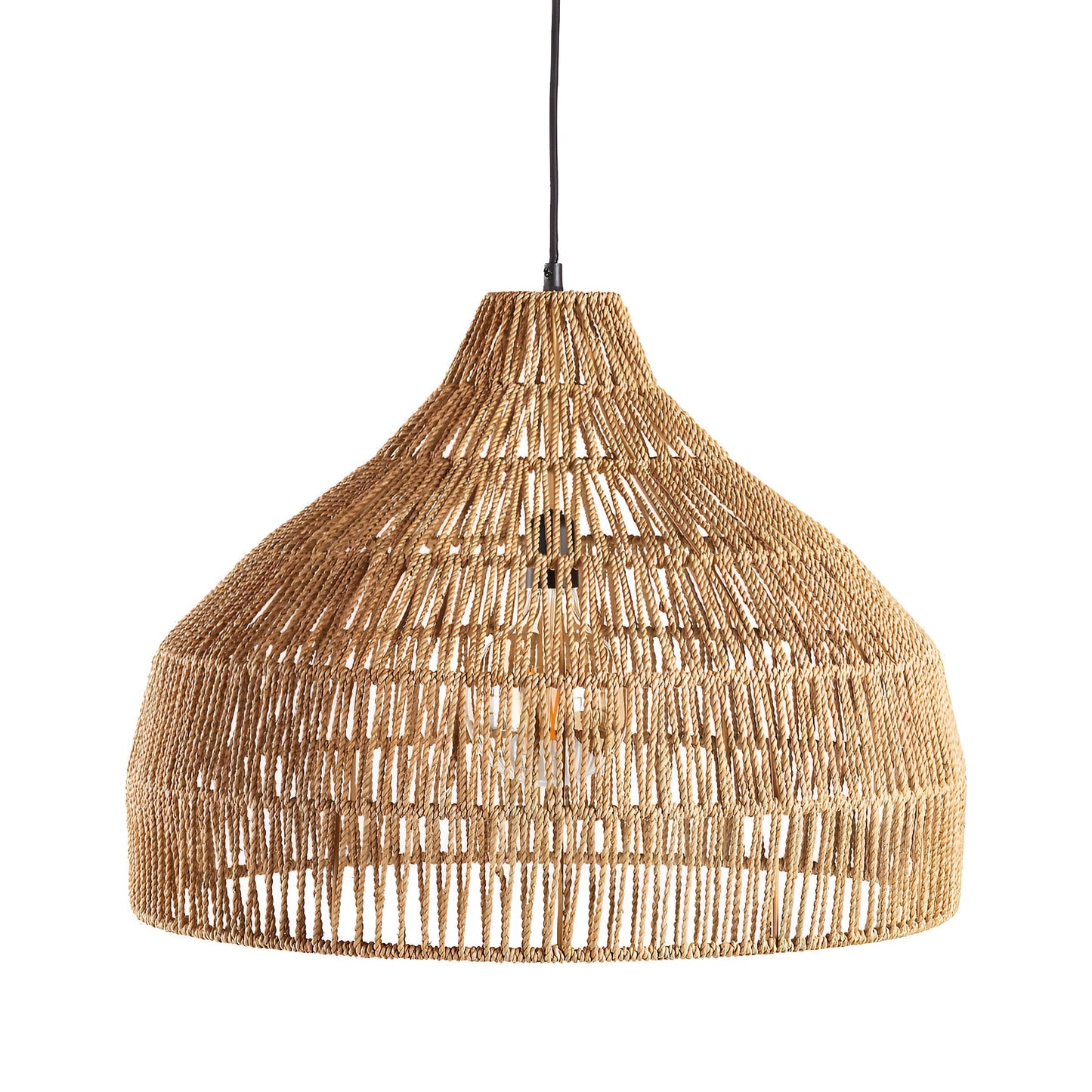 Handwoven Rattan Pendant Light for Boho Japandi Spaces | Orvella