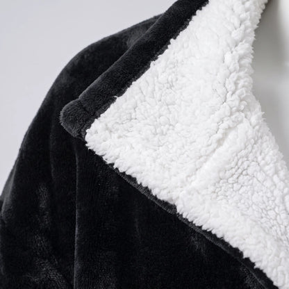 Heated Blanket Robe with Sleeves and 8 Heat Settings